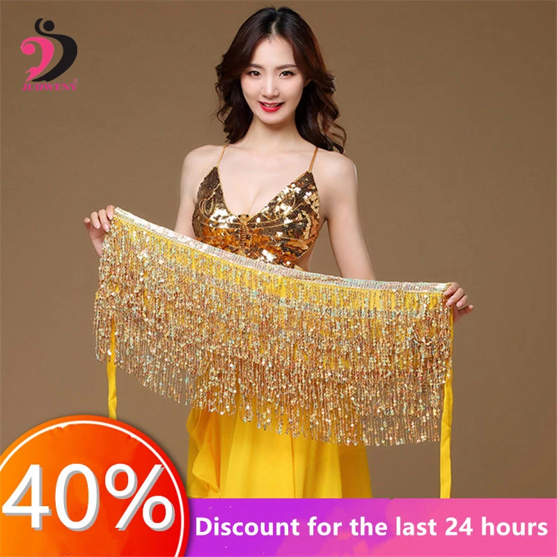 

2019 New Belly Dance Hip Scarf Accessories Belly Dancing Bohemia Belt Multi-Color Bellydance Waist Coins Chain Hip Dancewear
