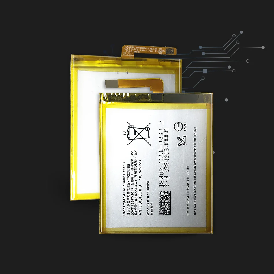 Оригинальная сменная батарея для SONY Xperia E5 Xperia XA F3113 F3112 F3116 F3115 F3311 F3313 LIS1618ERPC 2300mAh