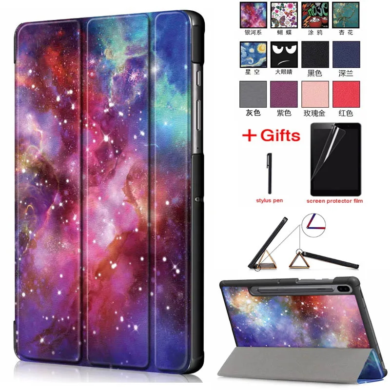 Чехол для Samsung Galaxy Tab S6 10 5 детской 2019 дюймов умная Подставка планшета чехол|Чехлы