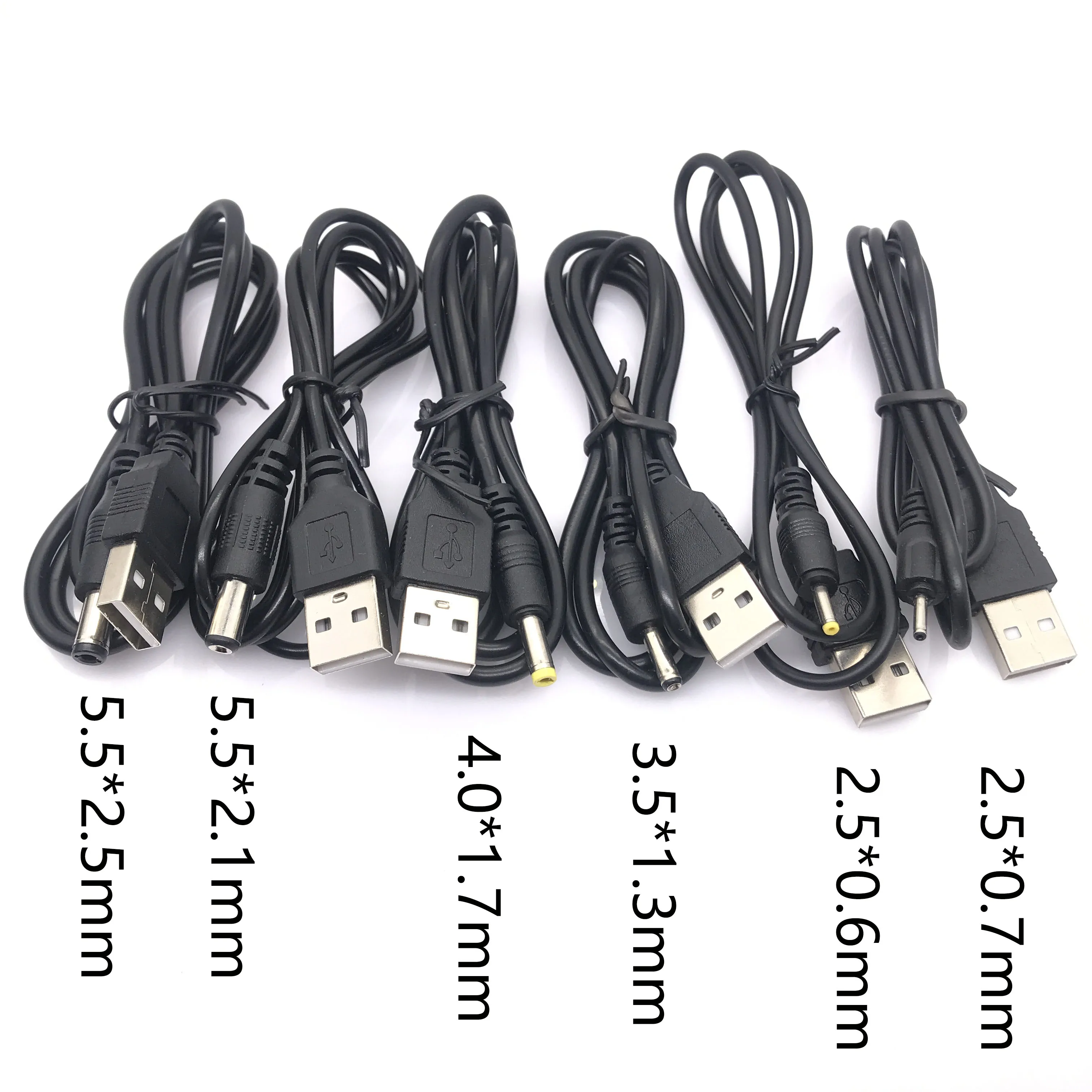 Flash Sale Cable de extensión USB A macho A DC 2,0, 0,6, 2,5, 3,5, 1,35, 4,0, 1,7, 5,5, 2,1, 5,5, 2,5mm, conector tipo A NRwoeAjKZQg