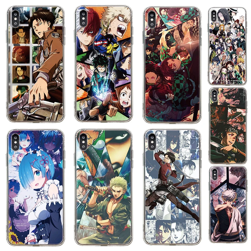 For Blackview A100 A90 A80 Pro A80s A70 A60 BV9600 Soft TPU Animes Printed Back Cover protection Phone Cases | Мобильные телефоны и