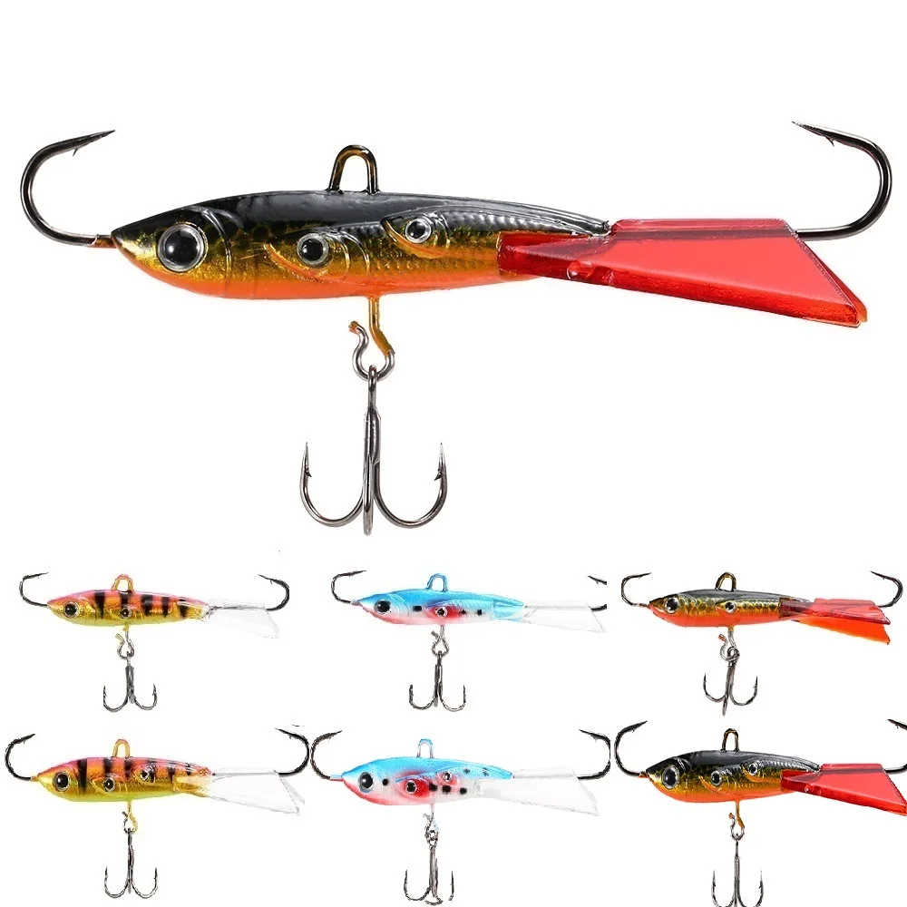 

Lixada Fishing Lure 10g/20g Artificial Hard Bait Ice Jigs flashed Bionic Fishing Jigging wobblers Winter Ice Fishing Lure Bass