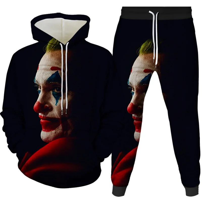 

Maidangdi Hot Sales Men's Hoodies Fashion 3D Clown Digital Printing Men Sweatshirt Home Outdoor Casual Sweatshirts Big Size 5XL