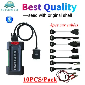 

DHL 10PCS With shell VD DS150E CDP vd tcs cdp 2016.R0 2017.r1 bluetooth for delphis vdijk autocoms pro obd2 OBDIIscanner tool