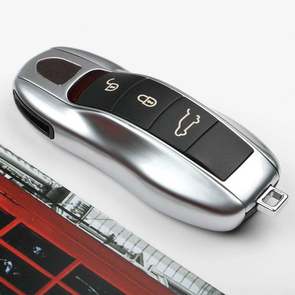 Для Porsche Boxster 986 987 Cayman Panamera Macan Boxter Cayenne 911 970 997 981 991 92A Чехол для автомобильного смарт-ключа оболочки Чехол-портмоне