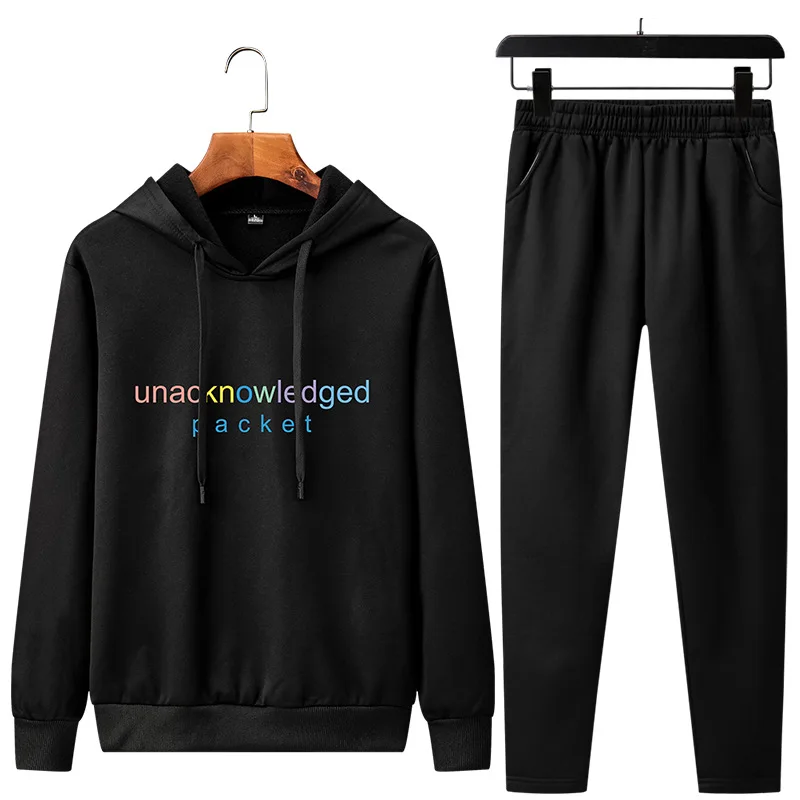 

Spring, Autumn And Winter New Style Men's Casual Hooded Set, Fashion Street, Korean-style MEN'S Sport Suit