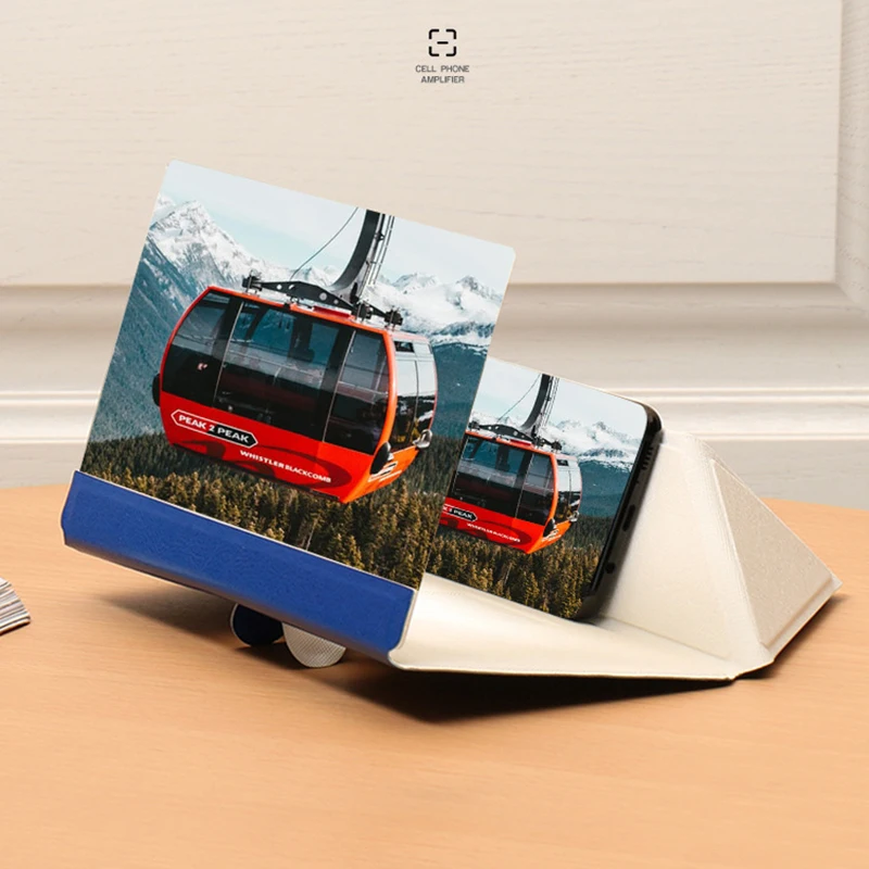 Мобильный телефон 3D экран видео лупа 8 дюймов кронштейн складной ...