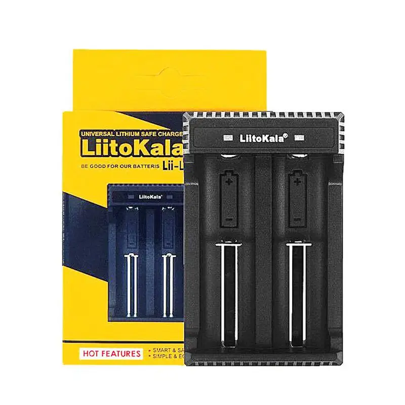 LiitoKala Lii-L4 Lii-L2 4 слот 4,2 V Батарея Зарядное устройство 18650 26650 21700 Перезаряжаемые Батарея Электронные USB Зарядное устройство