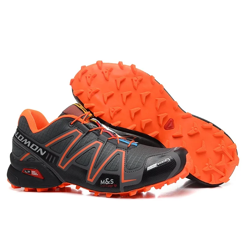 23 Salomoner SpeedCross 3 CS Мужская Уличная обувь для альпинизма, спортивные дышащие кроссовки, solomon Speedcross zapatillas hiking Hombre - Цвет: 23