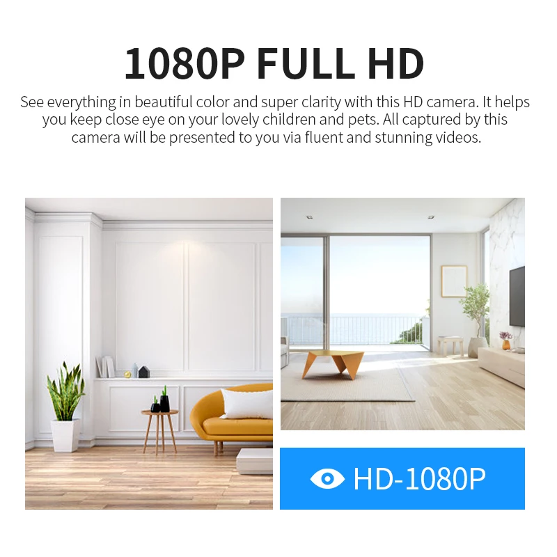 Умный робот для домашней безопасности IP камера 1080P HD беспроводная WiFi камера ночного видения детский монитор CCTV камера видеонаблюдения приложение YCC365