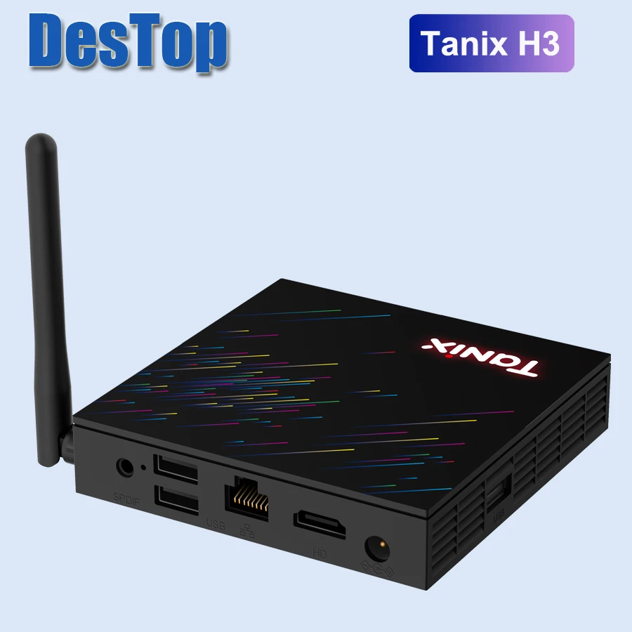 ТВ приставка Tanix H3 на Android 9 0 5 шт. четырехъядерный процессор Hi3798M V110 4K 4 ГБ 32 ГБ/64 2