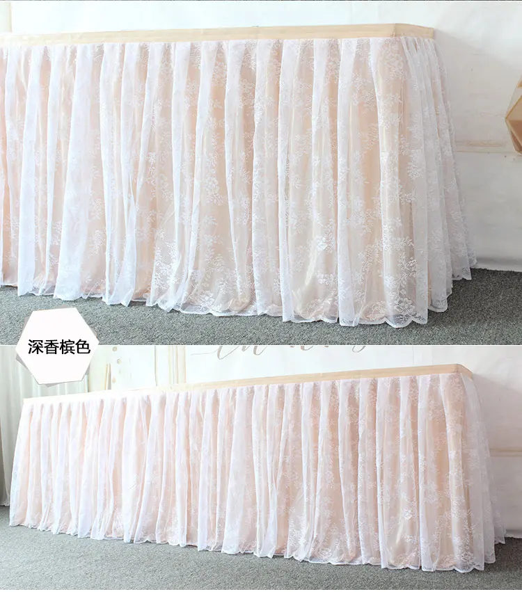 100 см заказное кружевное платье пачка для свадебного стола детская скатерть дня