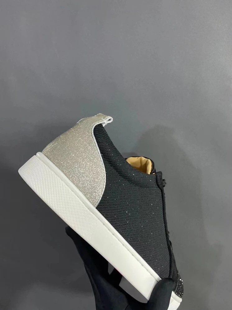 Brand Beertola Spring Manual Sports Shoes For Men Black Crystal Casual Flats Style Loafers Walking Party Sneakers Mixed Color 5