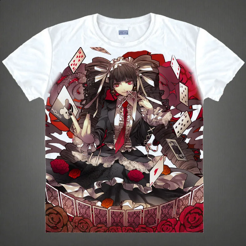 Danganronpa 2 ТРИГГЕРНАЯ футболка с рисунком счастливого Хаоса медведь Монокума