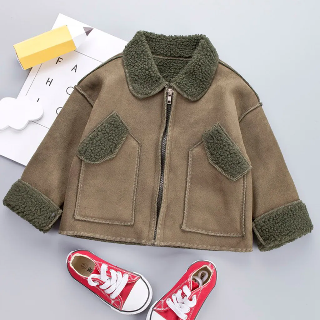 

Fashion Kids Coat Boys Girls Thick Coat Padded Winter Jacket Clothes high quality dropshiping W1119