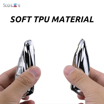 Soft TPU Car Remote Key Case Cover Holder Shell Geely Coolray 2019-2020 4 pulsanti accessori per lo Styling dell'auto portachiavi con fibbia Fob - Soft TPU Car Remote Key Case Cover Holder Shell Geely Coolray 2019 2020 4 pulsanti