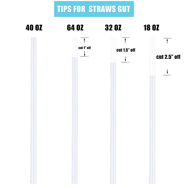 

Drinking ​ Straw Long Straight Transparent Flexible Cleaning Brush ​ Replacement Set Kit Mouth Plastic
