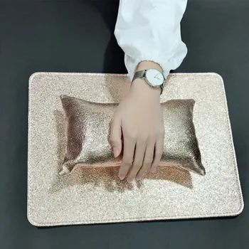 

Nail Art Hand Cushion Table Mat Set Arm Rest Pillow Salon Manicure Tool PU Leather Sponge Silicone Pillow Hand Holder Cushion