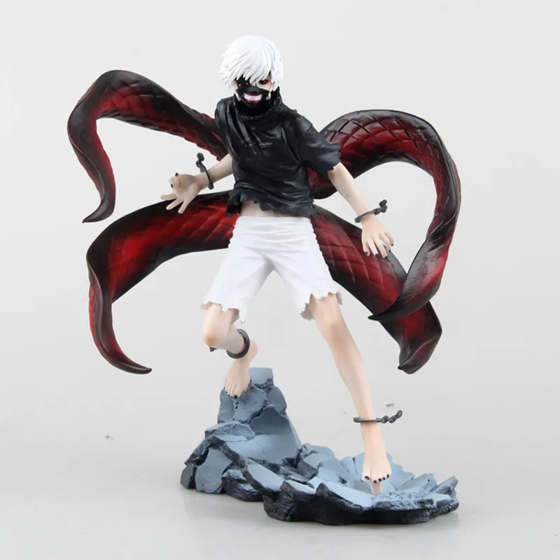 Tokyo-Ghoul-figure-toys-Anime-Mask-Ken-Kaneki-Melanism-model-PVC-action-figure-toys-22cm