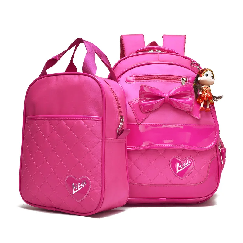 

Korean-style Bow 1-3-6 with bu xi dai Schoolbag Children Backpack