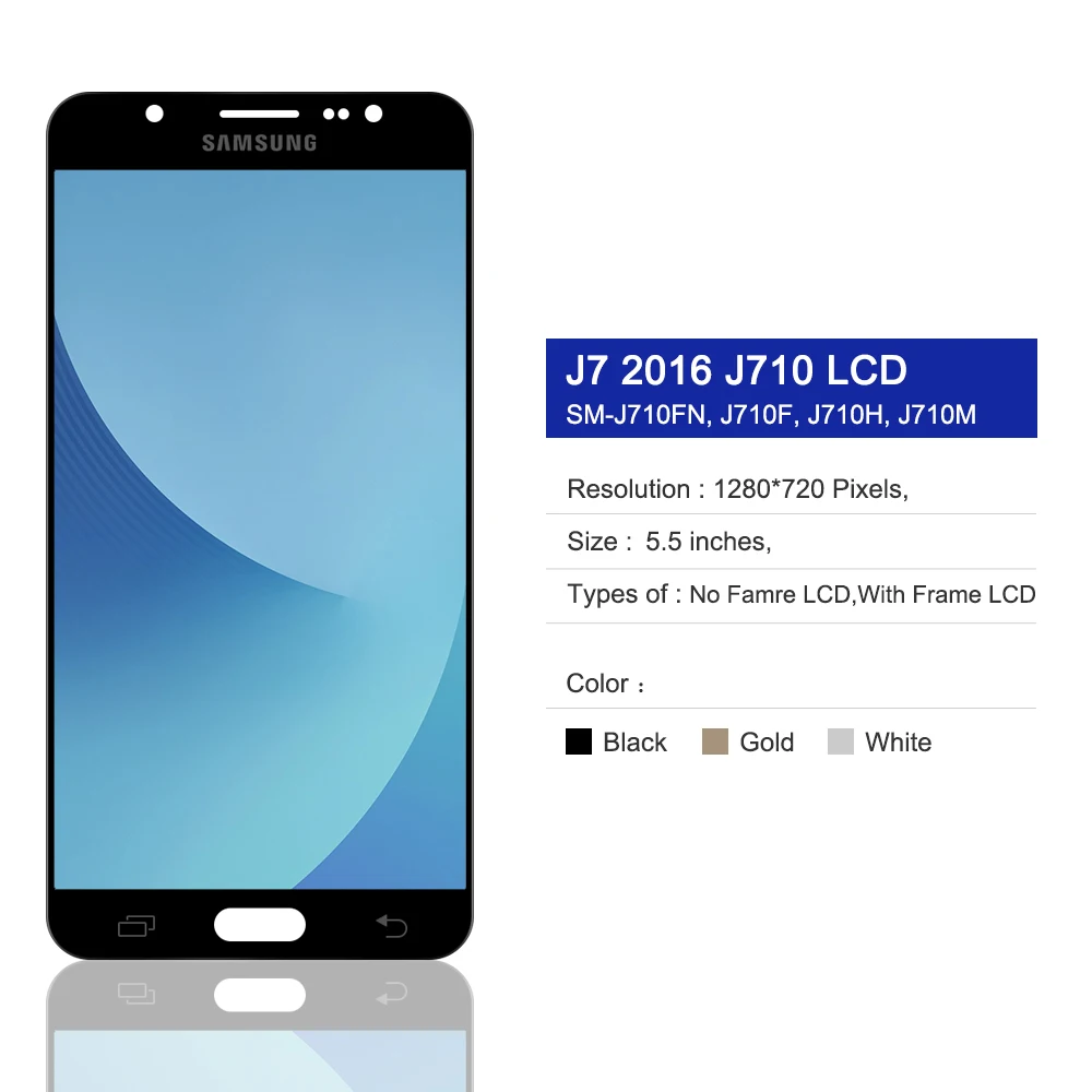ЖК дисплей с дигитайзером сенсорного экрана в сборе для Samsung Galaxy J7 5 J710 J710F J710FN J710M