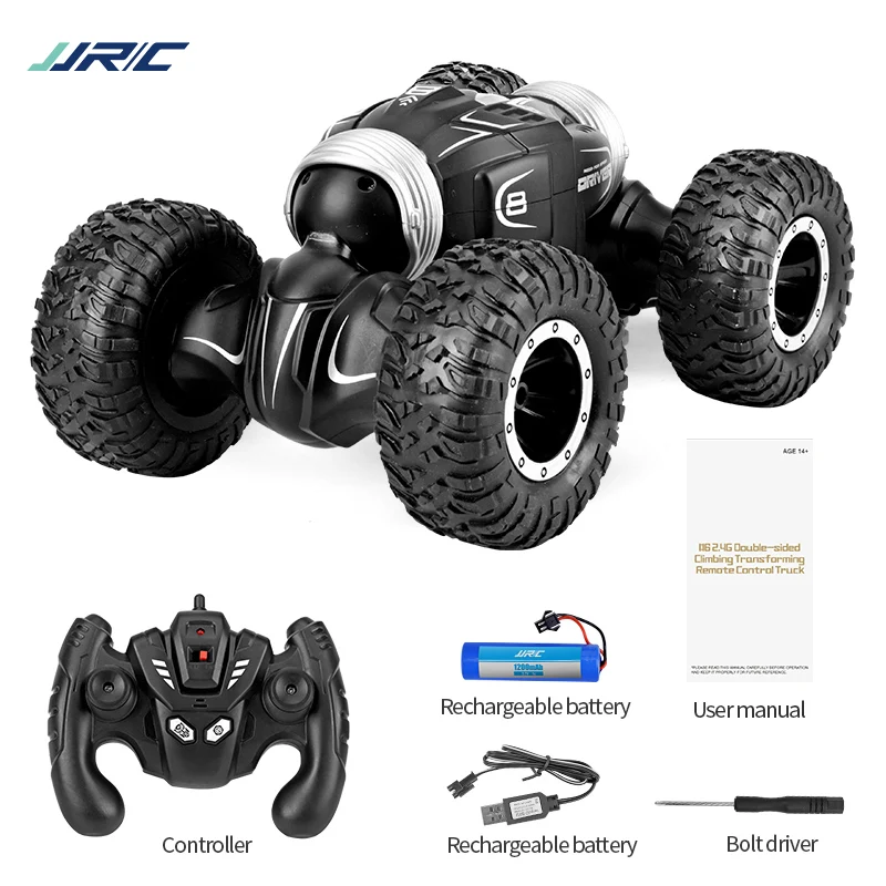 JJRC Q70 RC Car Radio Control 2.4GHz 4WD Twist- Desert Cars Off Road Buggy Toy High Speed Climbing RC Car wiith extra battery