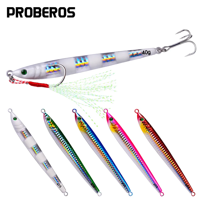 Рыболовная приманка PROBEROS 7g-10g-14g-17g-21g/-24g-28g/6-8 см металлическая джиг для рыбалки 5