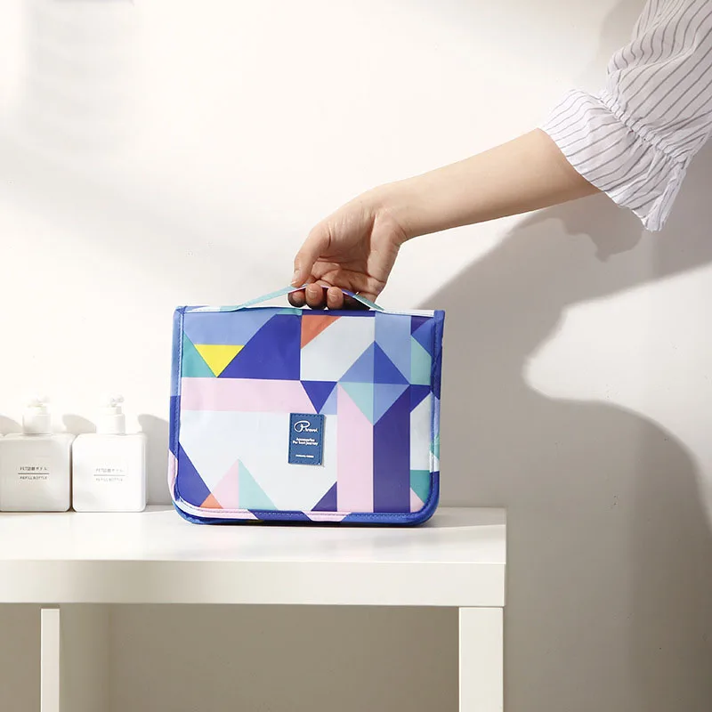 

Men and Women Travel Wash Toiletry Organizer Makeup Bag Travel Large Capacity Wash Bag Foldable Hook Portable Cosmetic Bags