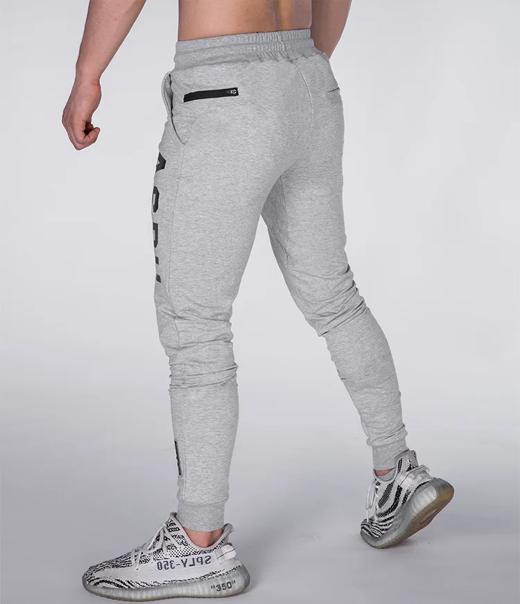 sports track pants 2018 summer New Fashion Thin section Pants Men Casual Trouser Jogger Bodybuilding Fitness Sweat Time limited Sweatpants black sweatpants