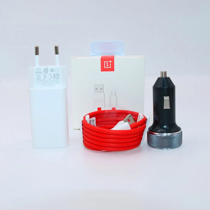 Для Oneplus 7t Dash зарядный кабель Usb type-C кабель Быстрая Красная зарядка кабель для передачи данных для one plus 7 7t 6 6t 5t 5 3t 3 кабель - Тип штекера: Car EU Charger set