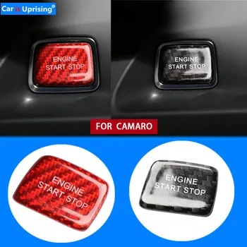 

Carbon Fiber Car Ignition Device Button Engine Start Stop Switch Sticker for Chevrolet Camaro 2016 2017 2018 2019 Accessories