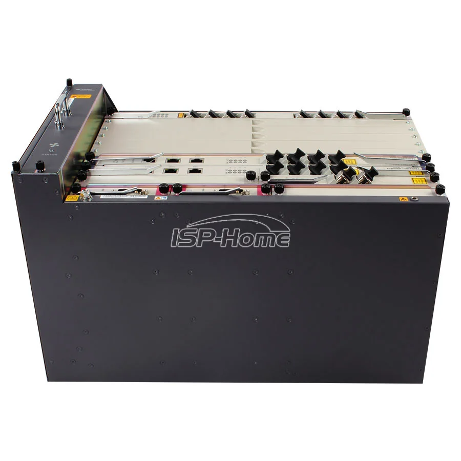 huawei OLT MA5683T с 2* SCUN, 2* X2CS 2 портами 10GE Uplink OLT Card, 2* PRTE, 1* H805GPFD16 GPON ports OLT Card(C+ SFP