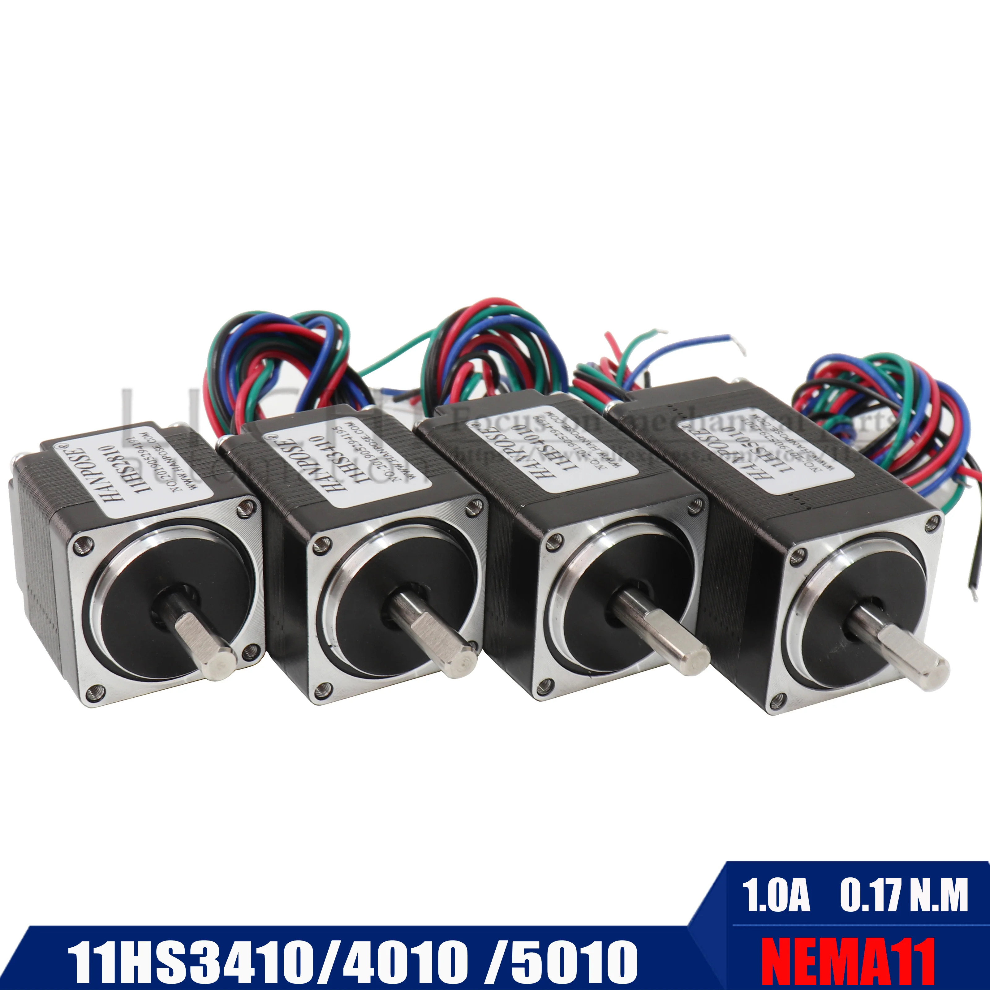 Nema11 шаговый двигатель 11HS3410 4010 5010 1,8 градусов 0.17N.m 40 мм 50 мм мельница лазерная гравировка шаговый двигатель
