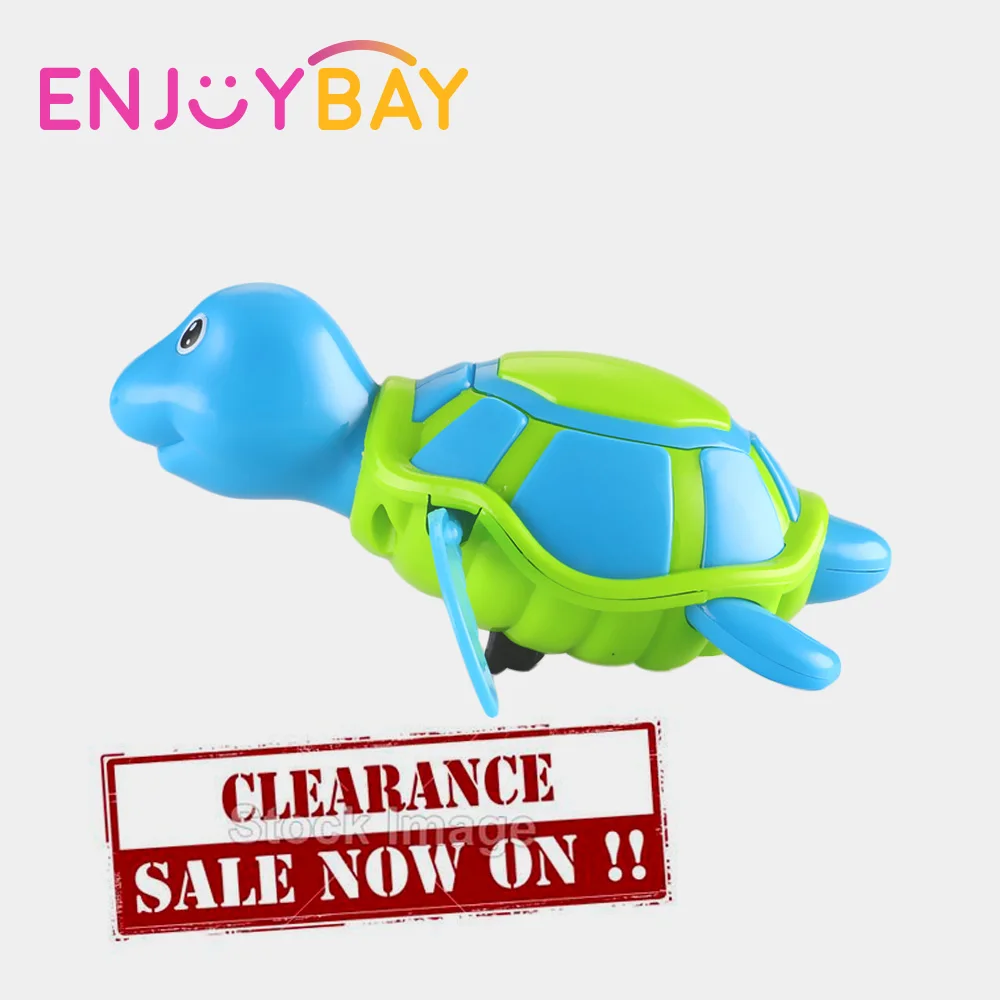 Enjoybay милые Мультяшные морские животные Черепаха Классическая Детская водная игрушка Младенческая черепаха заводные на цепочке детские пляжные игрушки для купания