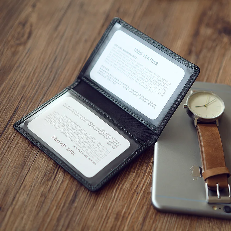 Мужской кожаный чехол кошелек LANSPACE с отделением для карт|mens leather card holder|men leathercard