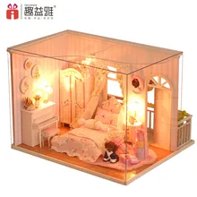 3D Кукольный дом DIY миниатюрный деревянный кукольный домик Собранный вручную модель мебели игрушечные дома для детей My Memories