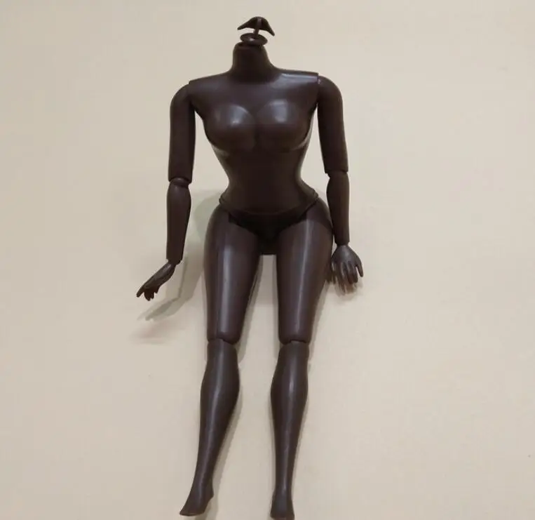 black body Тело куклы мужчины DIY игрушка обнаженное туловище для куклы принцесса красочное тело мульти-суставы Йога тело мышцы человек герой тело принц Кен игрушка куклы - Цвет: black body