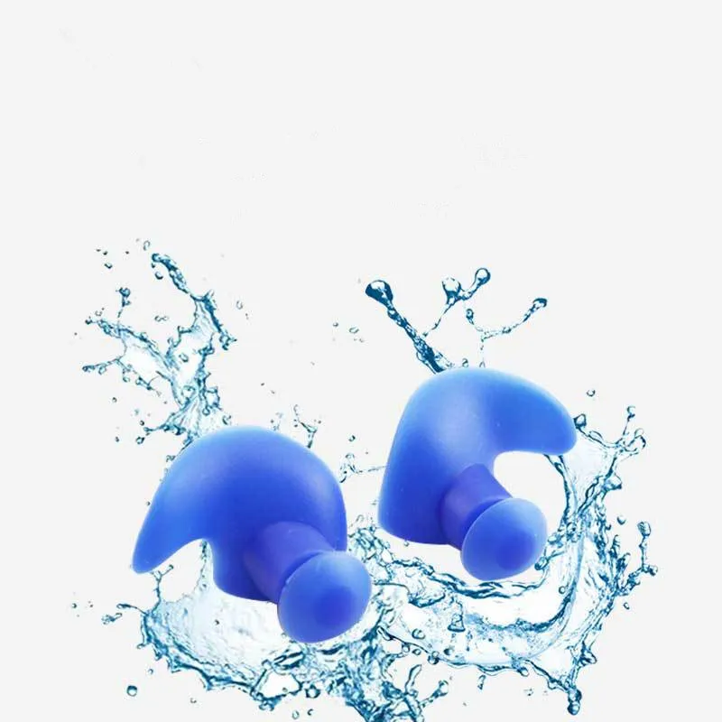 1 пара силиконовых беруши звукоизоляция водонепроницаемые беруши анти шум храп спальные пробки для путешествий шумоподавление