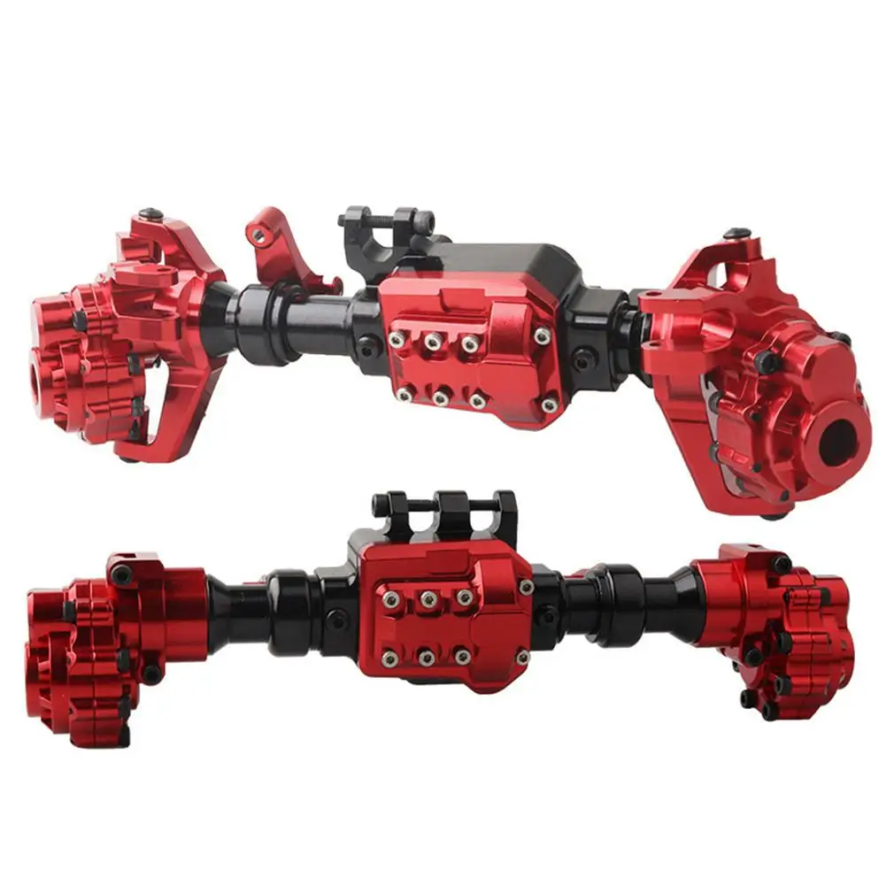 Kuulee передние и задние портальные оси корпус для TRX-4 CNC алюминий RC Гусеничный автомобиль анодированная поверхность анти светильник царапины красный