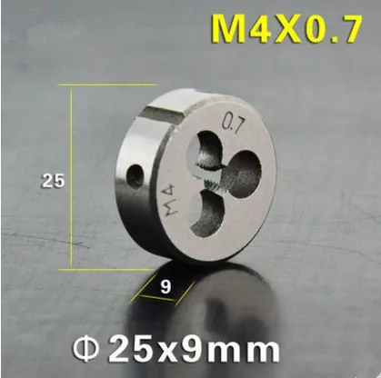 M4 X 0.7 2pcs Высокое качество M3-M20 метрический Стандартный Метчик для правой резьбы высечки ручные инструменты Инструменты для заточки токарный станок модель круглые высечки зубов - Цвет: M4 X 0.7 2pcs