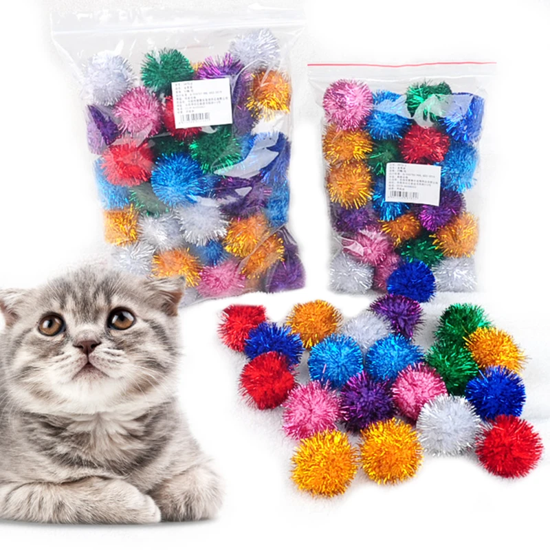 omfattende centeret foretrækkes Ball Cat Toys Ring Paper Toy | Dog Toy Glitter | Kitten Pompoms Balls | Glitter  Dog Balls - Dog Toys - Aliexpress