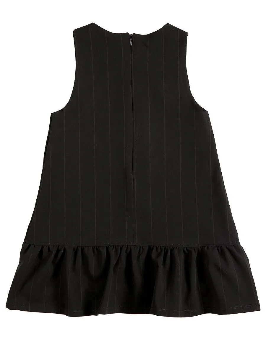 Сарафан школьный для девочки Viva Baby D1514-3 черный