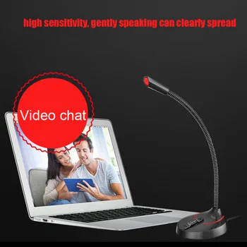 

Vocal Recording Speech Singing Office Meeting Interview Voiceover Gaming Plug And Play Wired Condenser Computer Microphone