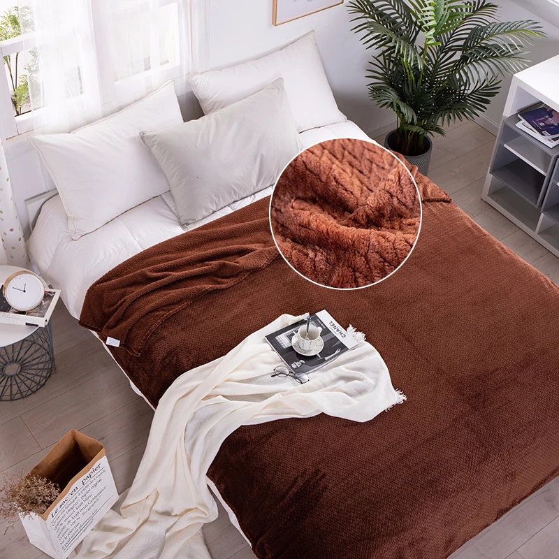 Домашнее мягкое Фланелевое Флисовое одеяло уютное гладкое не скатывающееся