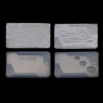 

UV Resin Mold Mini Size Knife Spoon Fork Hollow Quicksand Mold Jewelry Tools