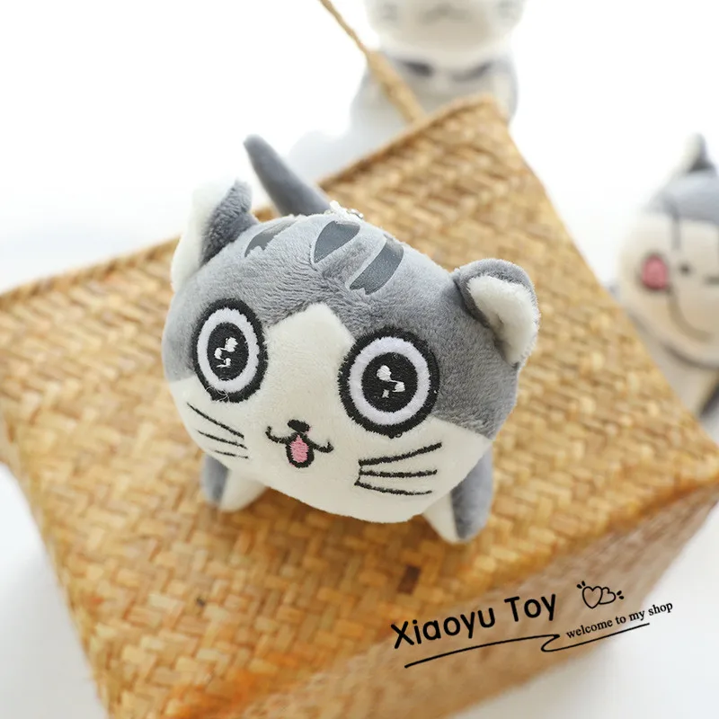 20 шт./лот Janpan Cat Аниме милый дом 10 см брелок игрушки плюшевый Кот чучело маленькие кулоны-куклы подарок плюшевые игрушки