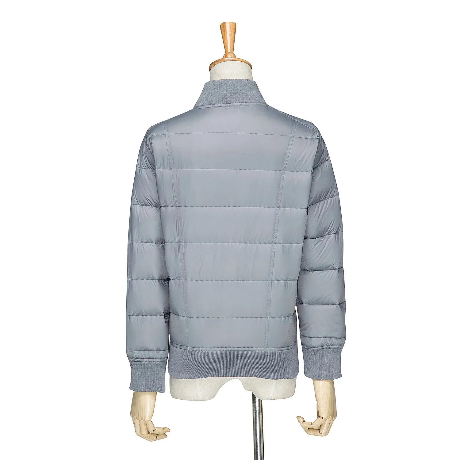 Warm Winter New Style Europe And America Stand Collar Warm Thick Cotton Coat Solid Color Thread Cuff Medium Length WOMEN'S