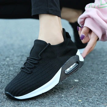 

walking sock sneakers women woman sapato feminino running female mesh shoes feminino chaussures femme sapatos sport Air Cushion