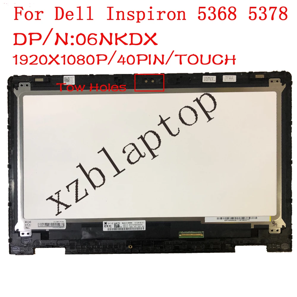13 3 &quot6NKDX для DELL Inspiron 5368 5378 p69g FHD ЖК-дисплей Экран дисплей + сенсорный экран