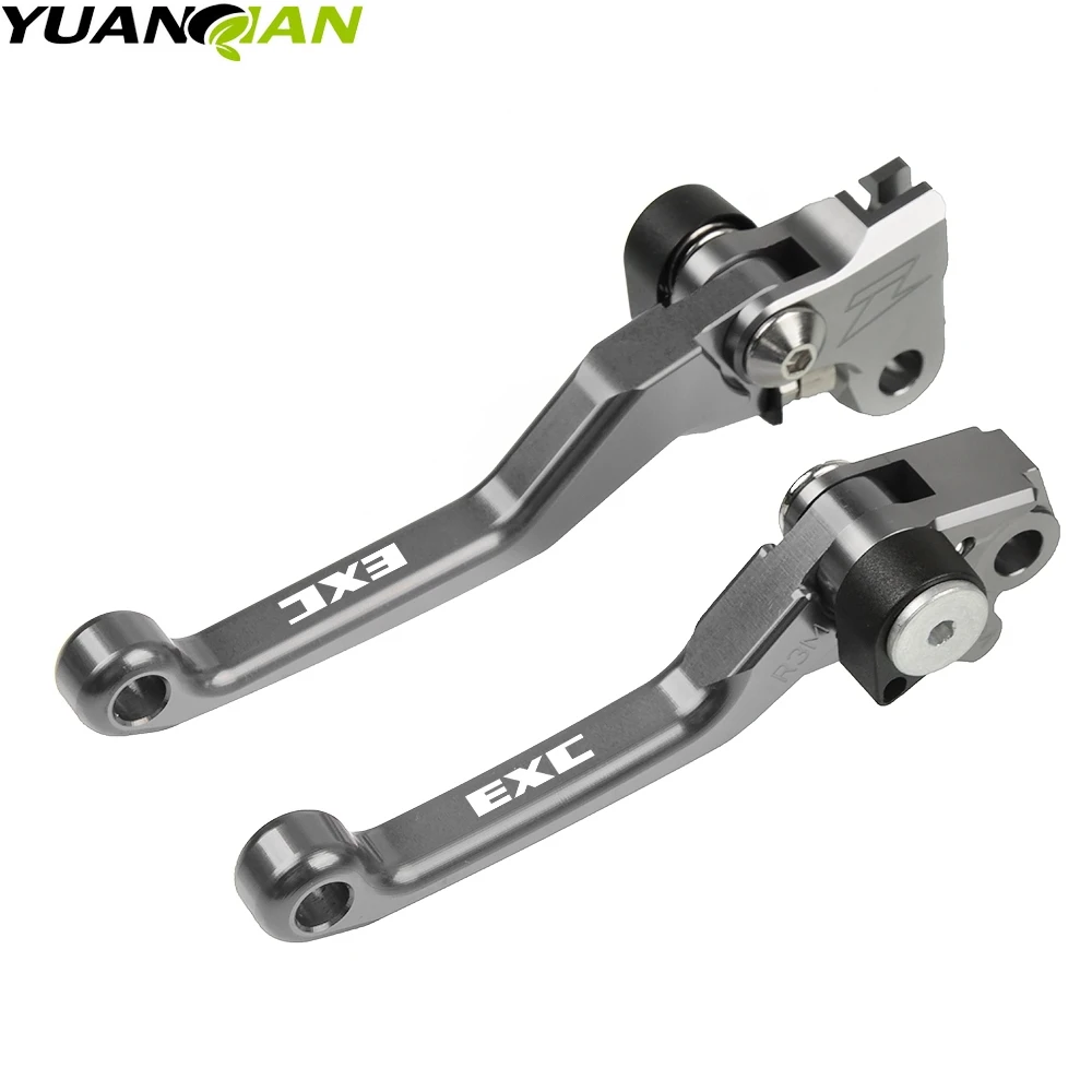 Gray 1 пара ЧПУ тормозные рычаги для мотоцикла сцепные рычаги для KTM 125 200 250 300 400 450 500 530 EXC мотоцикл тормоза ручной тормоз - Цвет: Gray